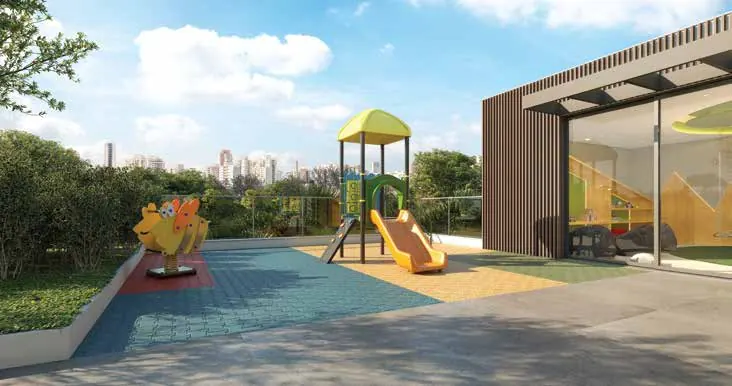 Perspectiva artística do playground do Grand Paysage